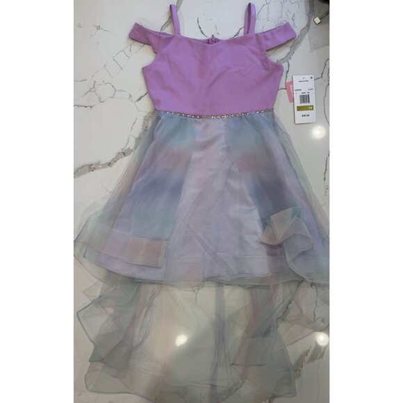 Rare Editions NWT Cold-Shoulder Dress Size 14 - Picture 3 of 5